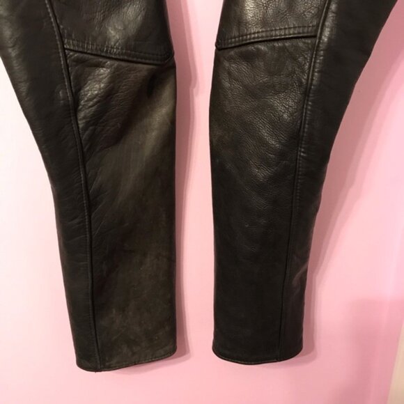 California Creations Leather Made in the USA Motorcycle Chaps size medium - Picture 6 of 10